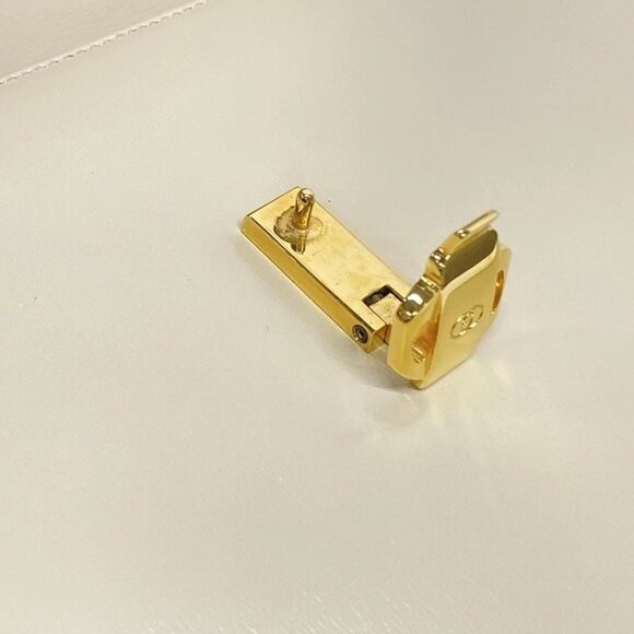 GUCCI - Cream Leather Shoulder Bag 373-081125 - Picture 6 of 11